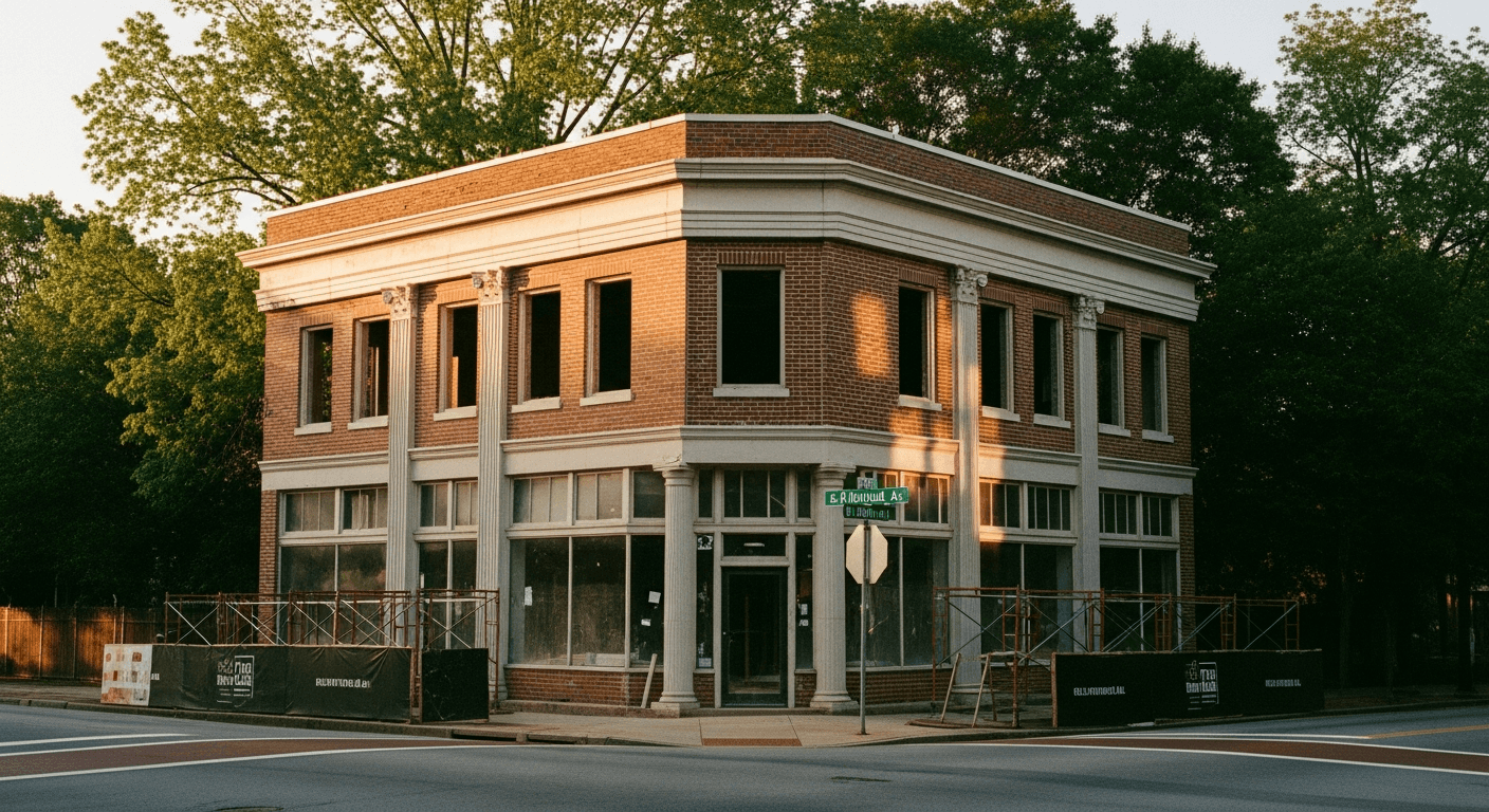 The Old Truist Branch at Flat Shoals and Glenwood Is About to Become the Pulse of EAV Again
