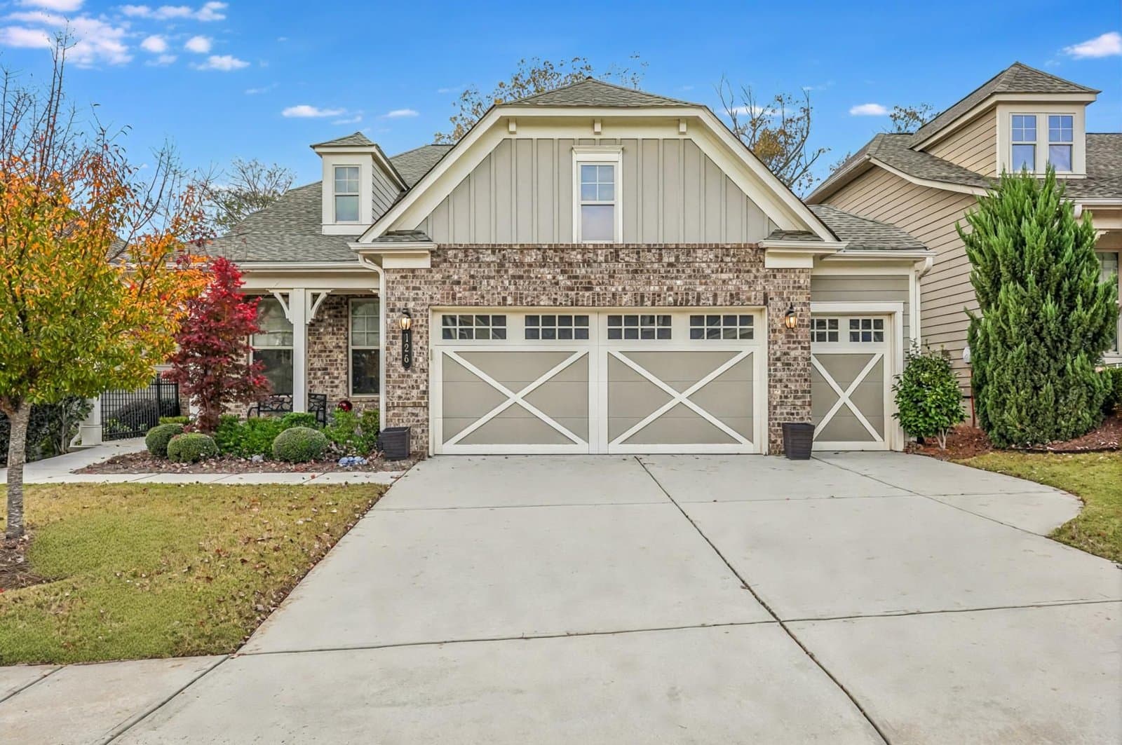 A Metro Atlanta home in autumn