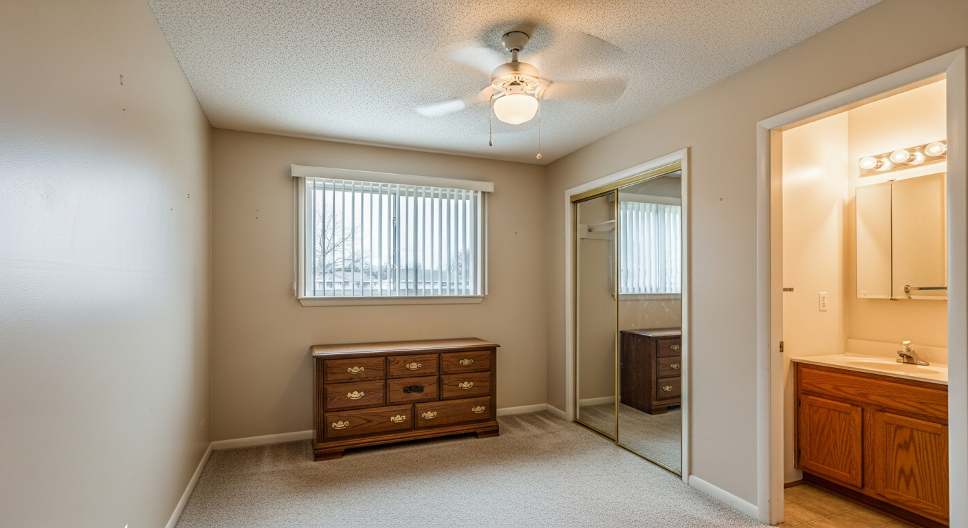 Master Suite Addition before renovation