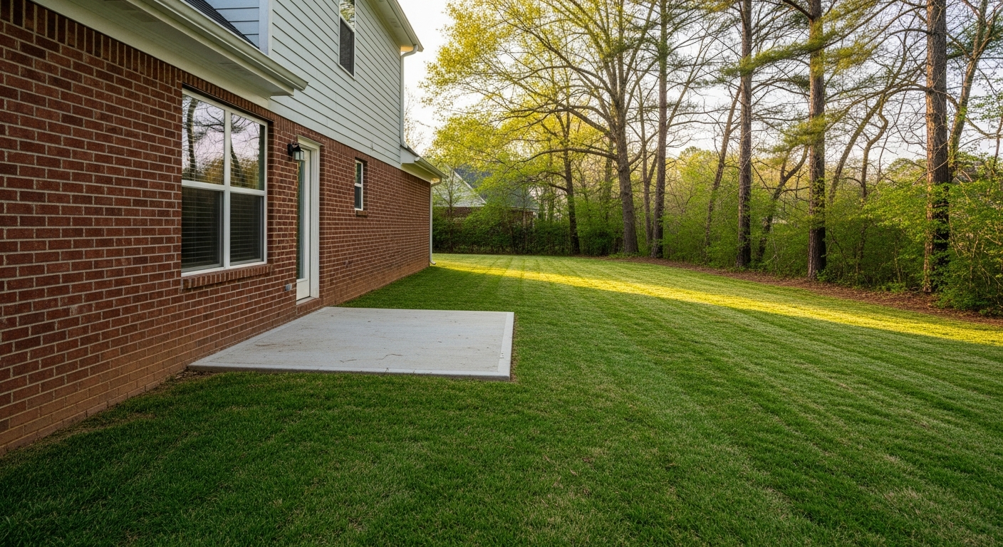 Outdoor Entertainment Zone before renovation